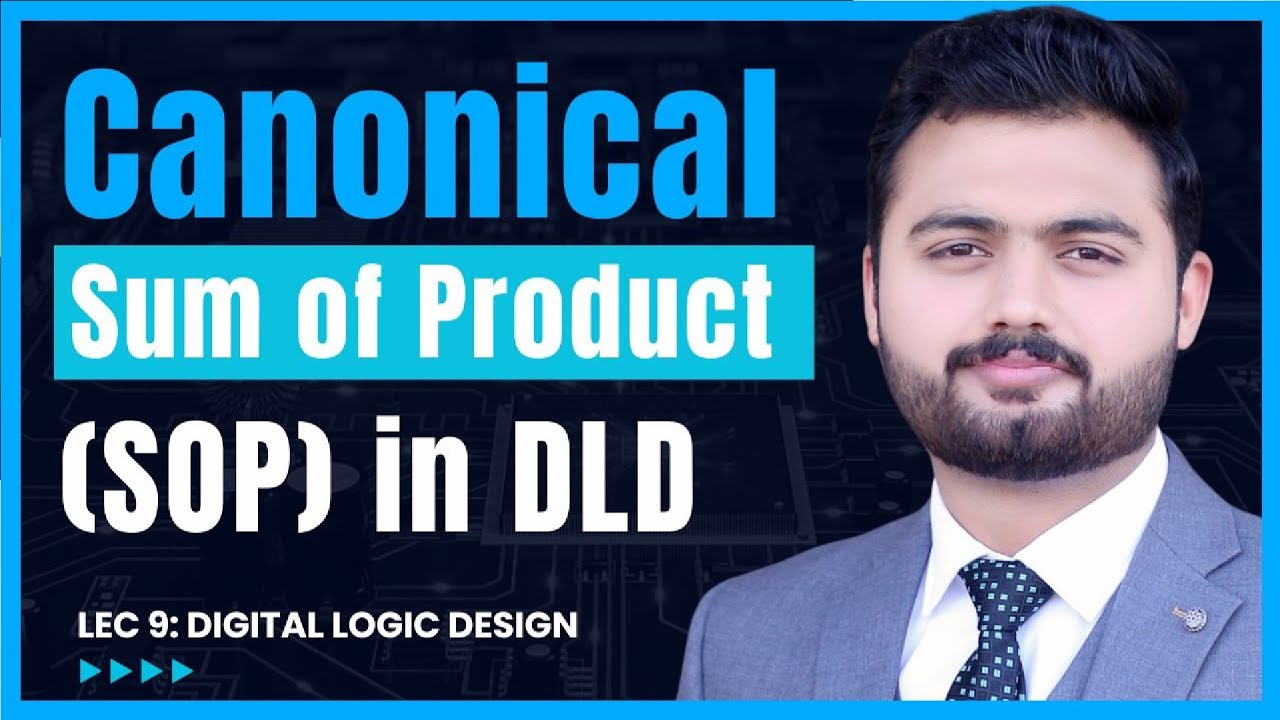 Canonical Sum of product with example in DLD