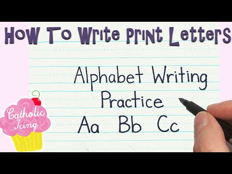 Handwriting Practice (Basic Print, Uppercase And Lowercase)