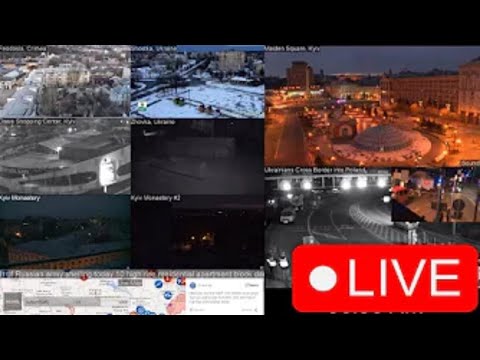 Day 13 LIVE: central Kyiv live sound | live HD | camera | multiple viewpoints | #Kiev #Kyiv #Ukraine
