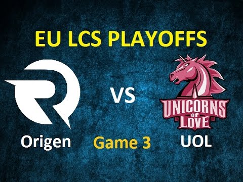 Origen vs UOL Game 3 Highlights | EU LCS Playoffs Quarterfinals Spring 2016 | OG vs UOL