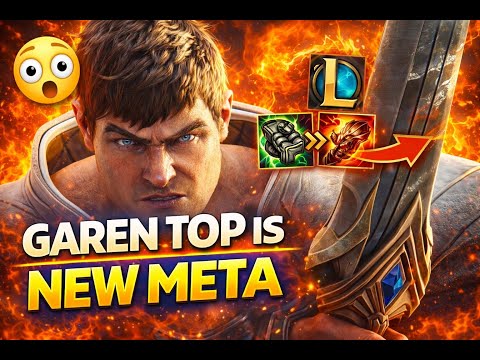 GAREN TOP NEW META BUILD! GAREN IS NOW UNSTOPPABLE (S+ TIER) - 2026 Garen TOP Gameplay Guide