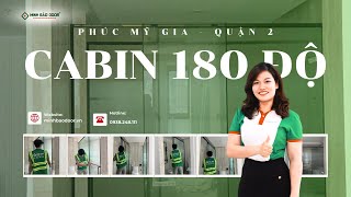 Thiết kế & thi công phòng tắm với cabin slim tại quận 2 l MINH BẢO SLIM DOOR
