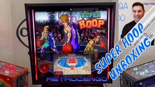 Super Hoop Pinball World premiere unboxing Quetzal Pinball Bitronic 2022