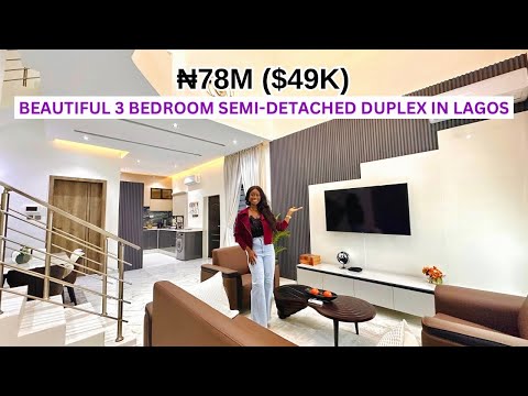 Inside a Beautiful ₦78M ($49K) 3 Bedroom Semi-Detached Duplex In Lagos