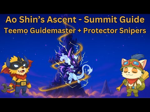 TFT Set 15 Ao Shin’s Ascent | Teemo Summit Guidemaster | Protector Snipers