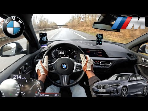 BMW 1 Series 2021 (118d M Sport) - AUTOBAHN TOP SPEED DRIVE POV