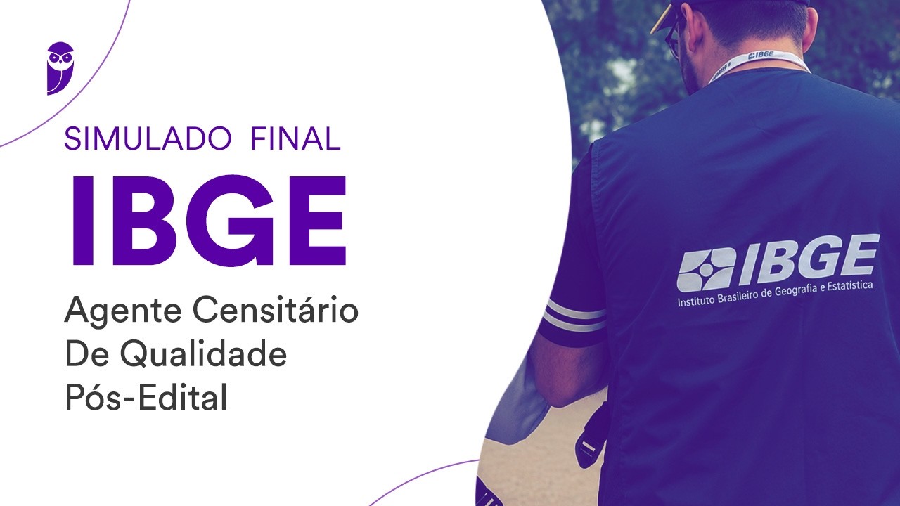 Simulado Especial IBGE - Agente Censitário De Qualidade - Pós-Edital - Correção