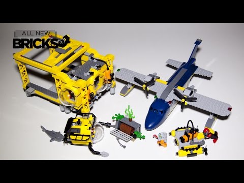 Vidéo LEGO City 60096 : La base opérationnelle en haute-mer