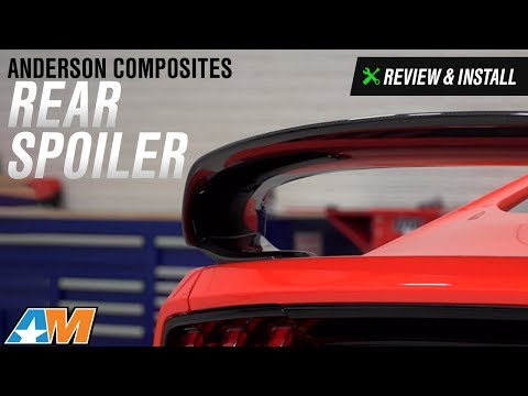 Mustang Anderson Composites GT350R Style Rear Spoiler Review & Install 2015-2017
