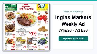 Ingles Markets Weekly Ad (7/15/26 - 7/21/26) Top Deals
