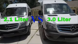 New 2017 Sprinter vs 2014 Sprinter 2.1L vs 3.0L Comparison