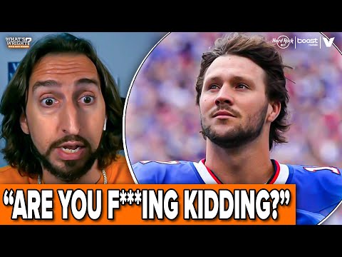 Nick Wright goes SCORCHED EARTH on Josh Allen's media treatment after Bills loss | NFL Reaction