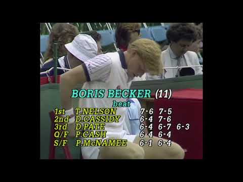 Queens Club 1985 Final - Boris Becker v Johan Kriek