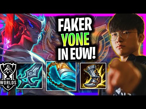 FAKER IS A BEAST WITH YONE IN EUW SERVER! | T1 Faker Plays Yone Mid vs Sylas! Worlds Bootcamp 2024