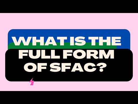SFAC FULL FORM PART (818)