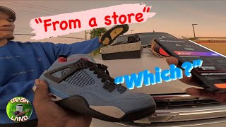 HE TRIED TO SELL ME FAKE SHOES IN THE HOOD (FROM STORE)