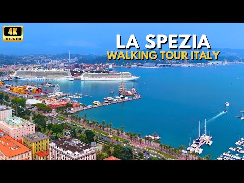 La Spezia 🇮🇹 Walking Tour Italy in 4K 🌅 The Charm Between Cinque Terre and the Ligurian Sea
