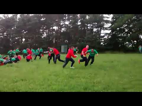 ERFURT VS. MÜNSTER ACKER FIGHT HOOLIGANS DEUTSCHLAND FELD WALD WIESE
