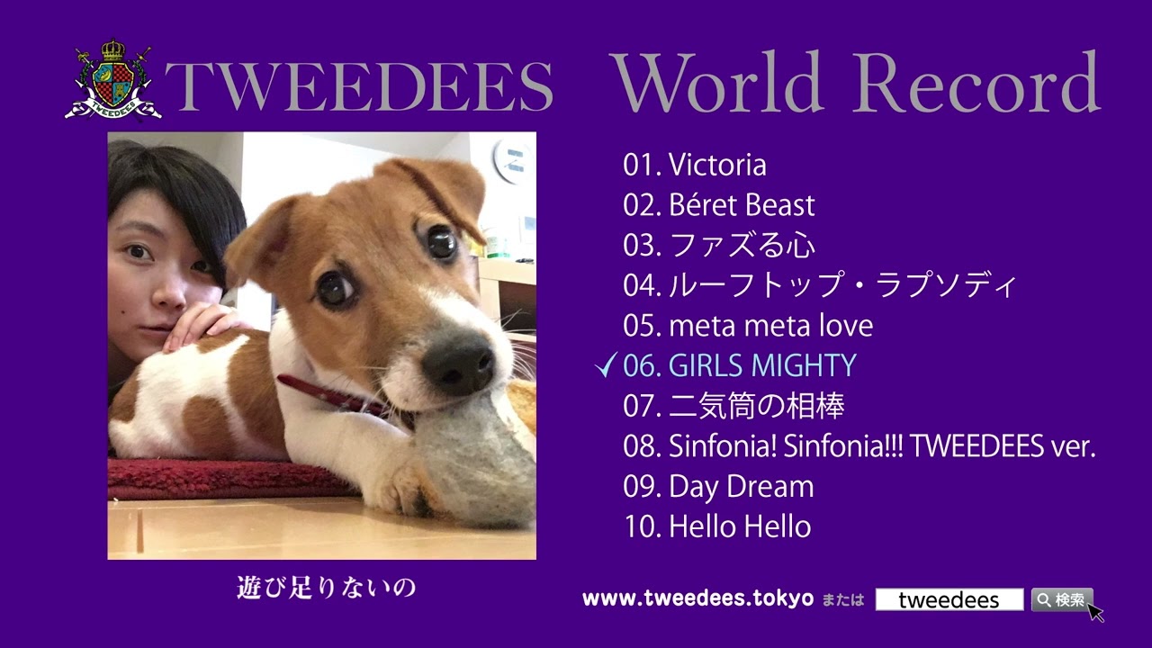 TWEEDEES 最新アルバム『World Record』の全曲ティザー映像を公開！ バンドの公式レビューを書けるアンバサダー企画の発表も