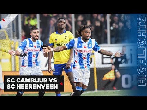🤍💙 De BAAS in Fryslân | Highlights SC Cambuur - sc Heerenveen