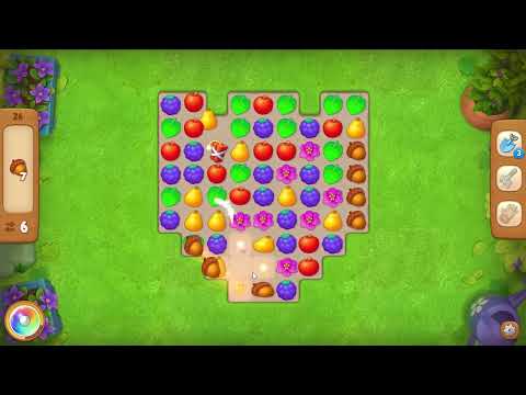 Gardenscapes level 26 No Boosters - 25 Moves 🌱 Gameplay Walkthrough (Android, iOS) Playrix