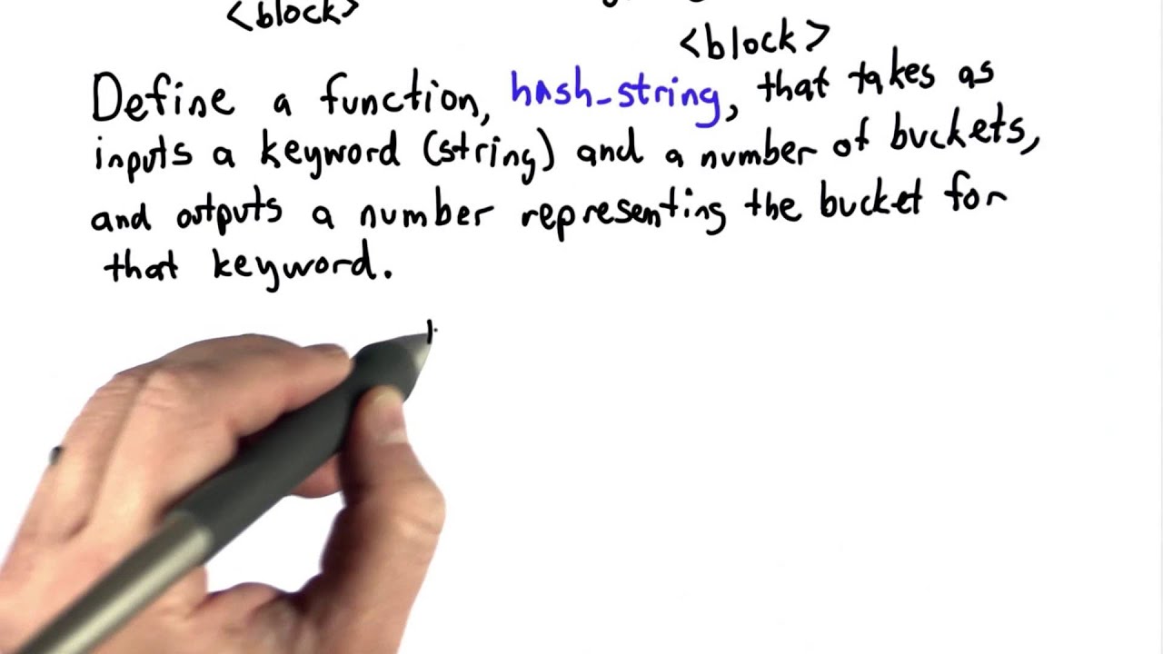 Better Hash Functions - Intro to Computer Science