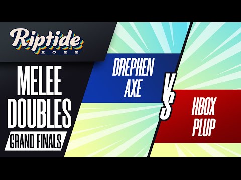 Drephen/Axe vs. Plup/HBox - Melee Doubles Grand Finals - Riptide 2022