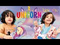 Kids Pretend play Unicorn | Unicorn Painting | color Painting