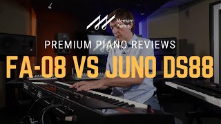Video thumbnail for 🎹Roland Juno DS88 vs Roland FA-08 Synthesizer/Workstation Comparison & Demo🎹 by Merriam Music