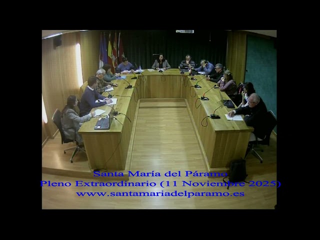 10.- Pleno Extraordinario (11 de Noviembre de 2025)