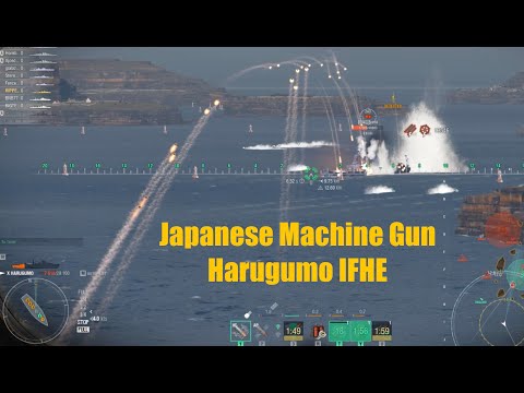 Harugumo IFHE gun boat | 227K damage | World of Warships
