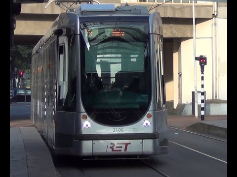 PUBLIC TRANSPORT - ROTTERDAM ---- Line 24 RET (Citadis)