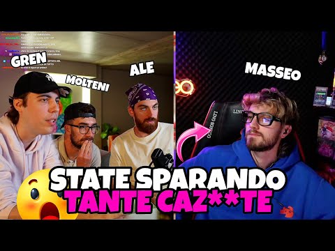 DISCUSSIONE ACCESA CON IL MASSEO, MICHELE MOLTENI E ALESSANDRO DEI THE SHOW!!💥🎪