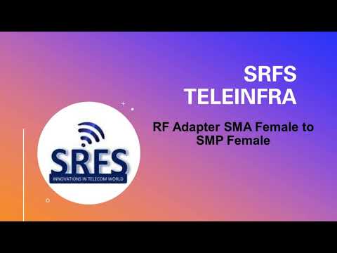 RF Adapter SMA Female to SMP Female