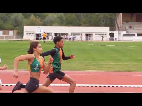 Athlétisme 120m Meeting FFA de Saint-Florentin Nathan PIEAU  UA Sens 24 09 2022