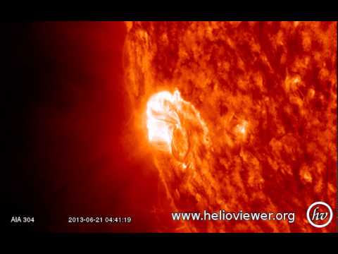 Rozbłysk klasy M2.9 (2) - 21.06.2013 (SDO)