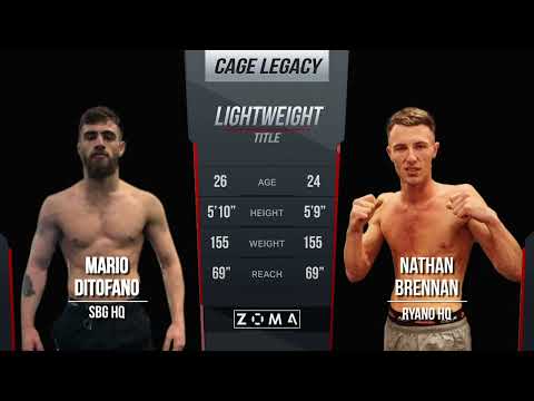 Mario Ditifano V Nathan Brennan Cage Legacy 15
