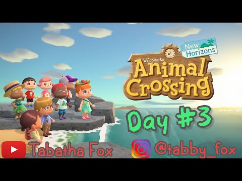 Animal Crossing New Horizons *Walkthrough* (No commentary!)- Day #3 "Visiting islands:Dodo Airlines"