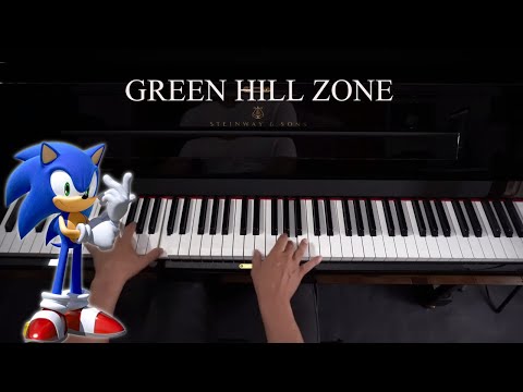 Sonic The Hedgehog - Piano Tutorial - Green Hill Zone