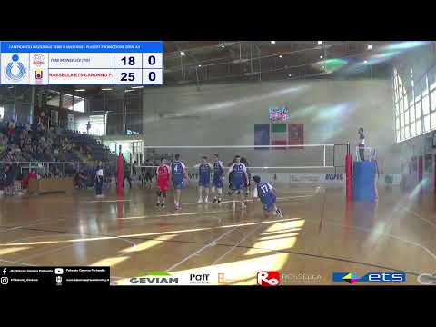 Camp. naz. serie B masc.  - PLAYOFF PROMOZIONE SERIE A3: TMB MONSELICE (PD)-ROSSELLA ETS CARONNO P.