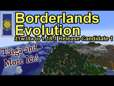 Minecraft 1.18 Old World Conversion Evolution 21w39a-1.18.1 Release Candidate 1 | Taiga Village