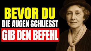 ZWEI MINUTEN IM BETT UND ES WIRD AKTIVIERT – Florence Scovel Shinn
