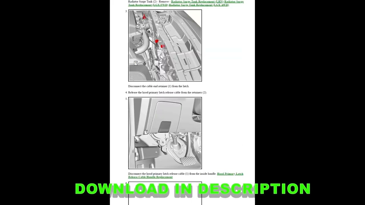 BUICK LACROSSE 2017-2019 Workshop Manual PDF ENGLISH | Expert Maintenance Tips