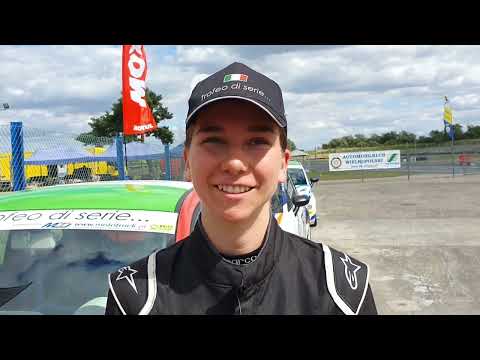 Sara Kałuzińska debiutuje w cyklu Trofeo di Serie - Fiat 500, Tor Poznań 15.07.2022