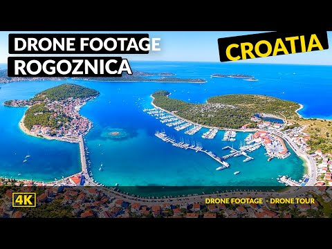 Rogoznica Croatia Drone footage