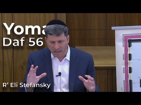Daf Yomi Yoma Daf 56 by R’ Eli Stefansky