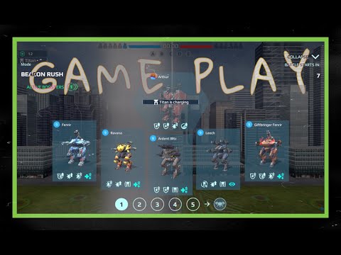 LEVEL 9 ROBOTS Fenrir, Ravana, Leech, Giftbringer, Fenrir and Ardent Blitz. Weapon Description.