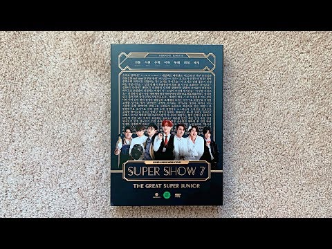 💙Unboxing Super Junior 슈퍼주니어 Super Show 7 DVD
