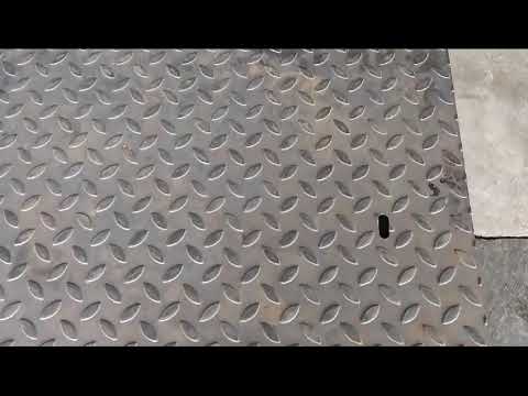 Rectangular jindal ms chequered plate, thickness: 3mm