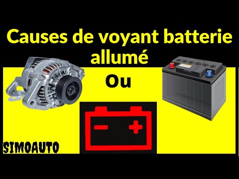 Les causes de témoin de batterie s'allume sur le tableau de bord | SIMOAUTO